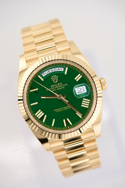 Rolex Day-date 40MM 228238 "Money Green" (2026 New Box & Papers)
