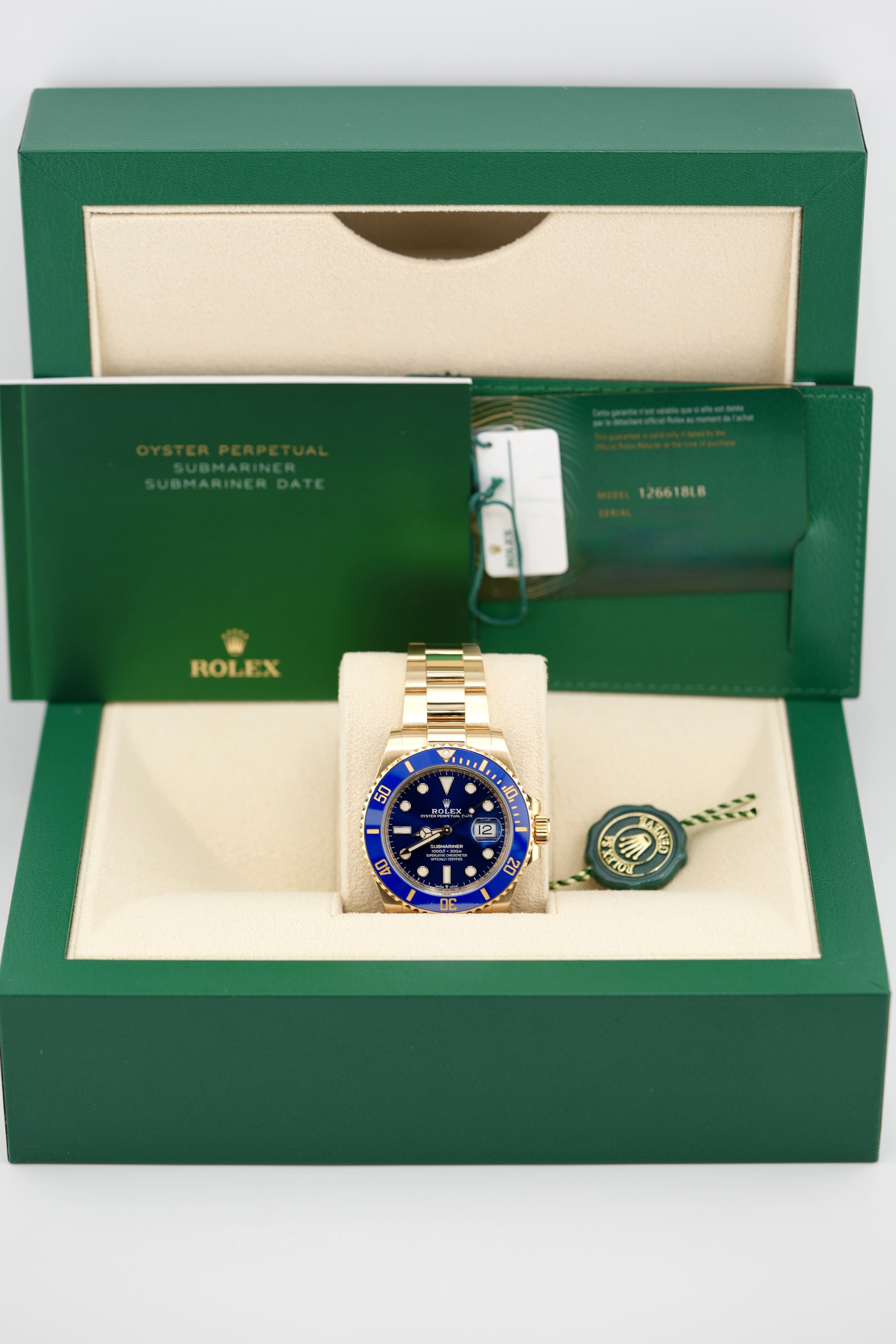 Rolex Submariner 41MM 126618LB "Bluesy" (2024 Box & Papers)