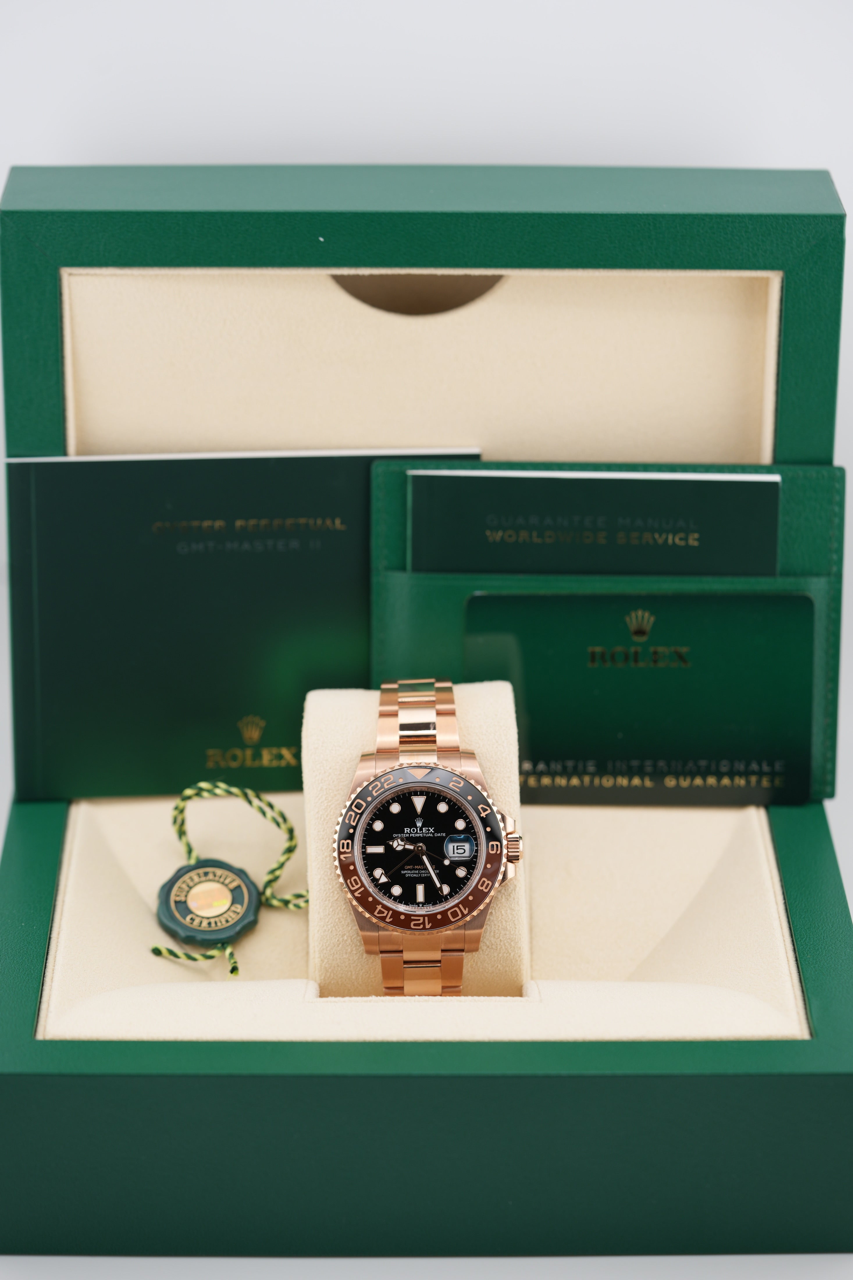 Rolex GMT Master II 126715CHNR "Rootbeer" (2022 Box & Papers)