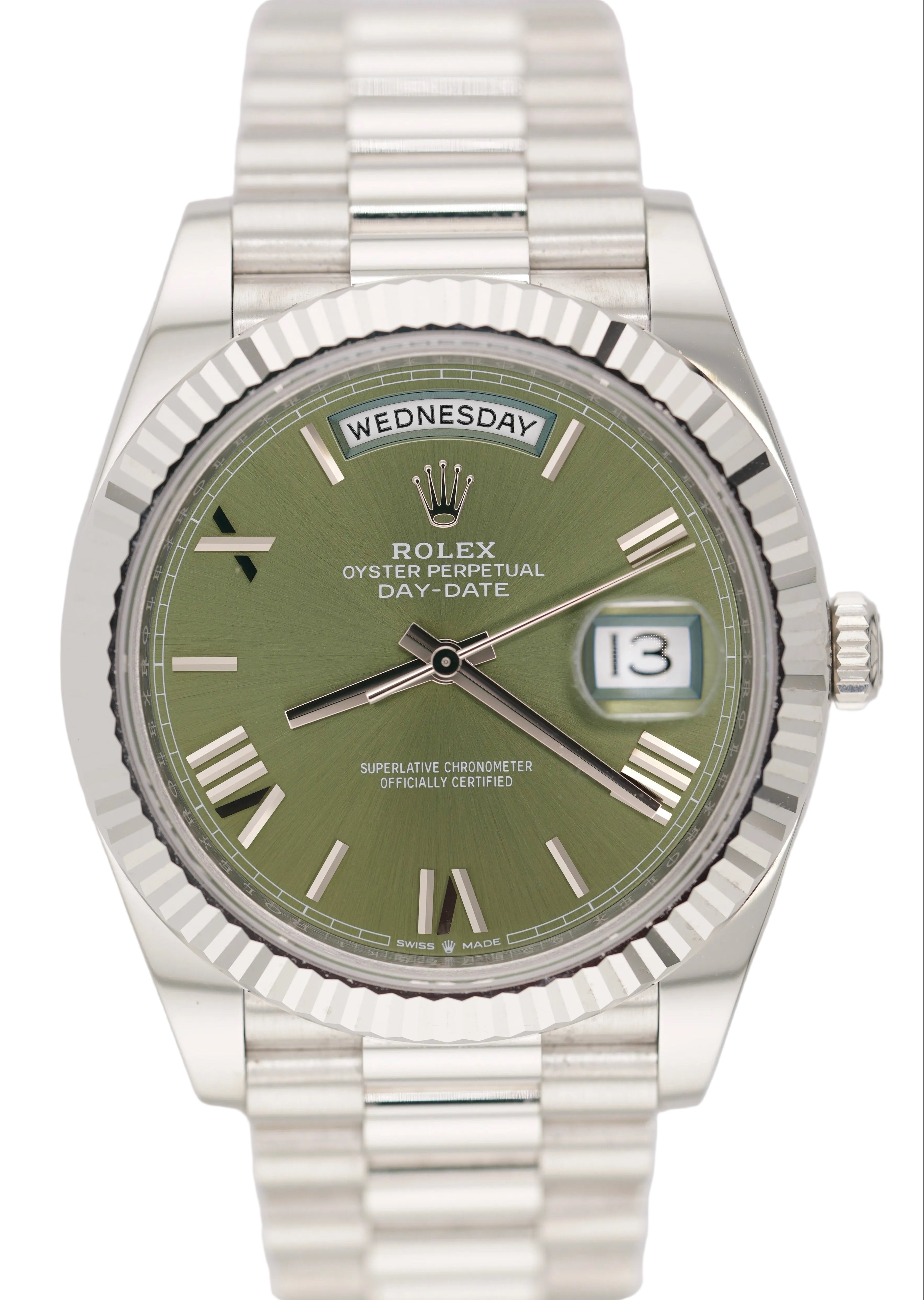 Rolex Day-date 40MM 228236 "Olive Green" (2026 Box & Papers)
