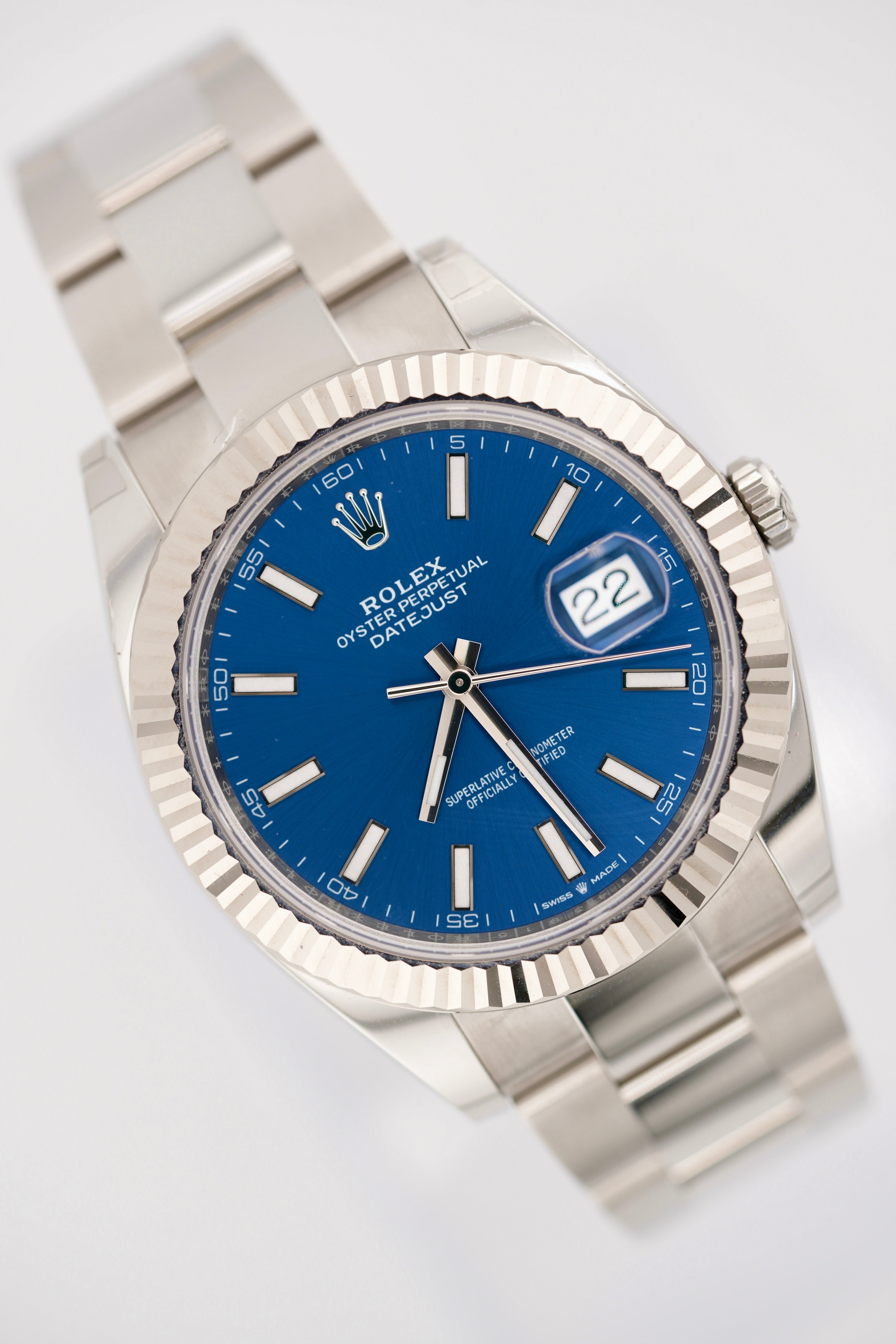 Rolex Datejust 126334 "Blue Stick Dial" (2026 Box & Papers)