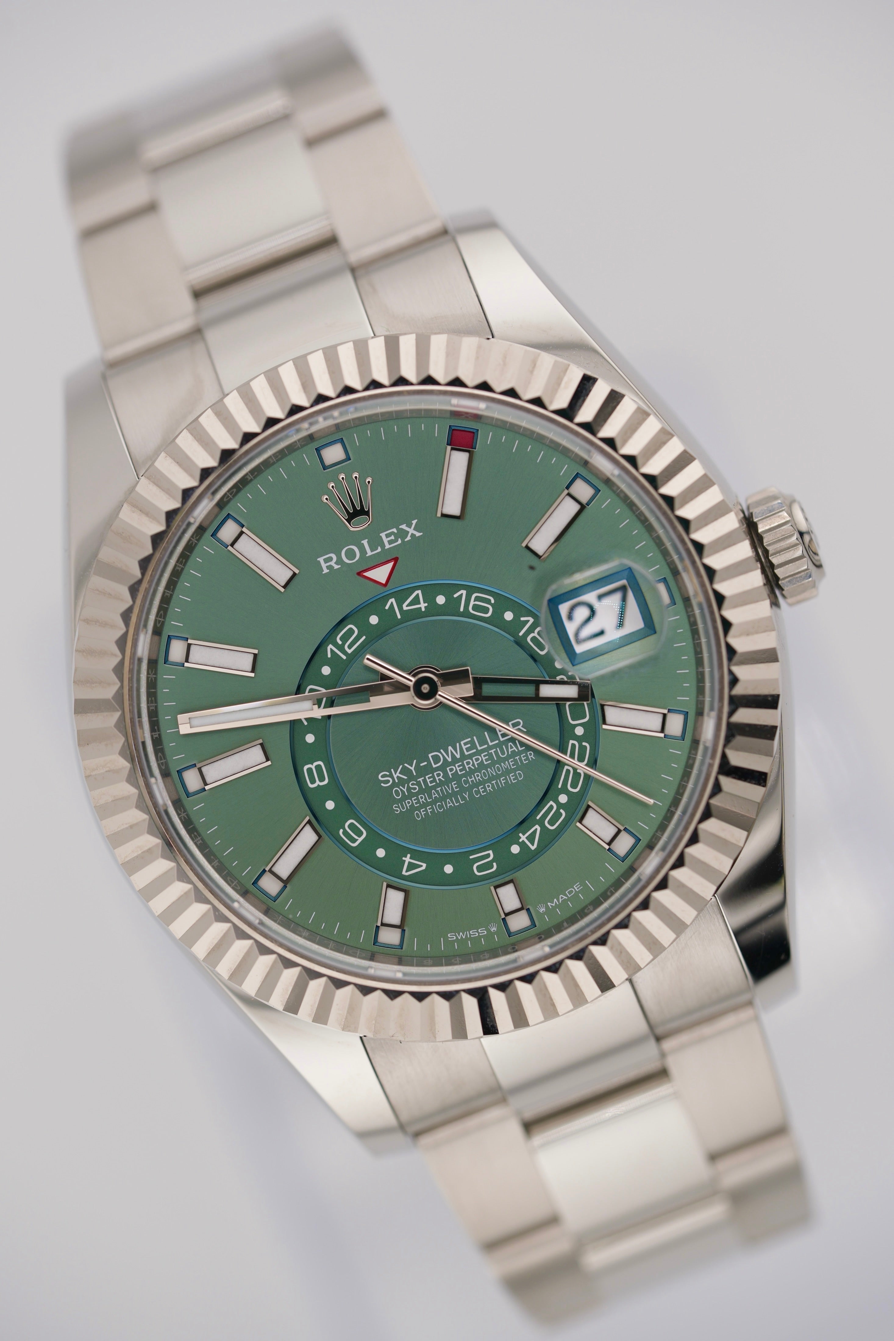 Rolex Skydweller 336934 "Mint Green" (2026 Box & Papers)