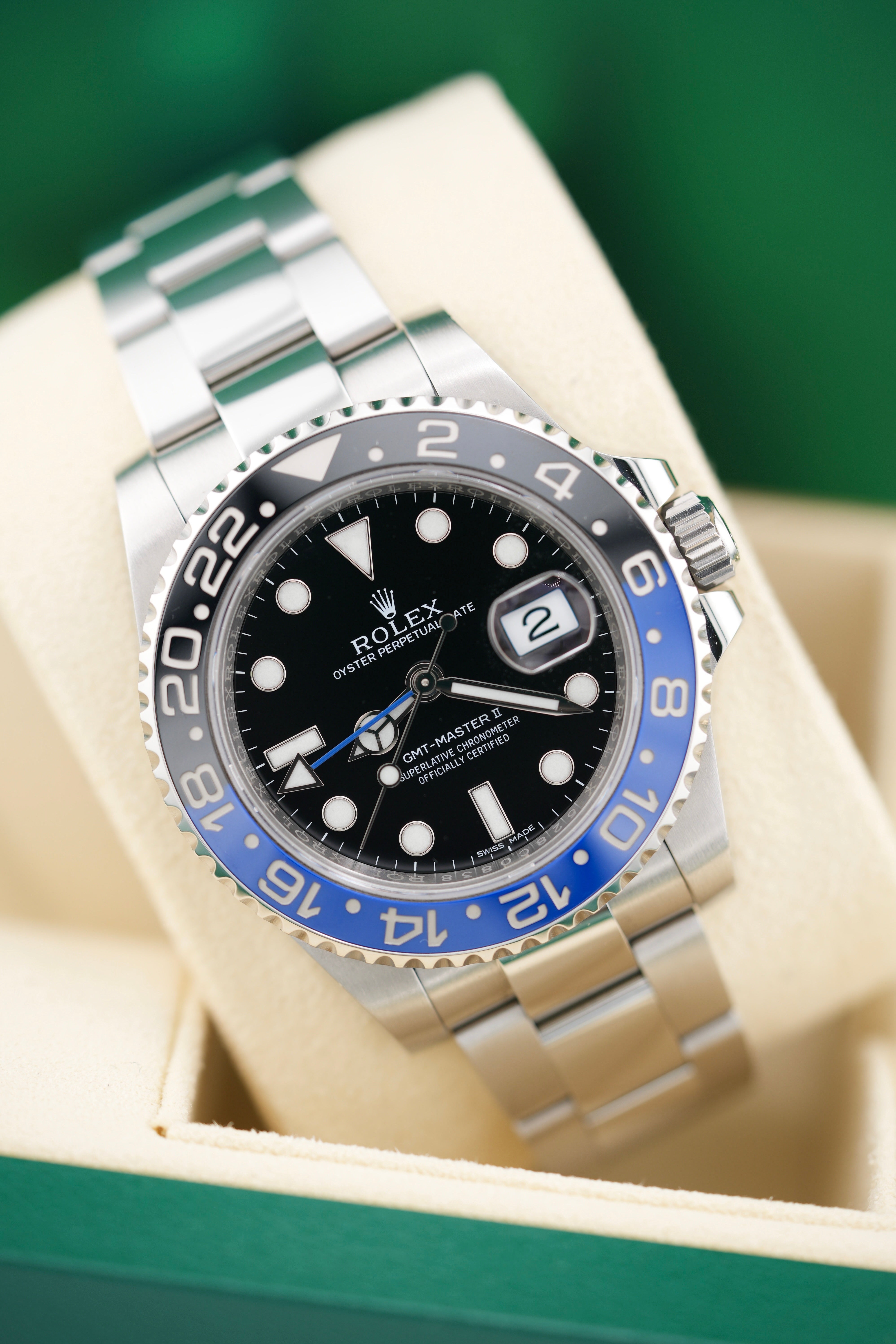 Rolex GMT Master II 116710BLNR "Batman" (2016 Box & Papers)
