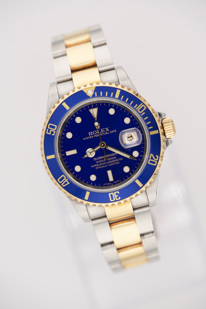Rolex Submariner 16613LB "Bluesy" (2005 Collectors Set)