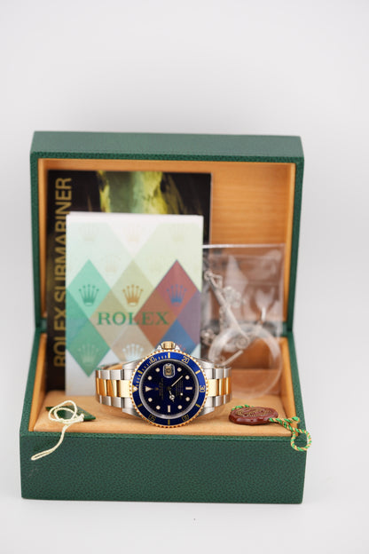 Rolex Submariner 16613LB "Bluesy" (2005 Collectors Set)
