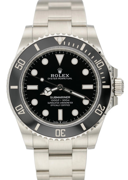 Rolex Submariner 41MM 124060 "No-date" (2025 NEW Box & Papers)