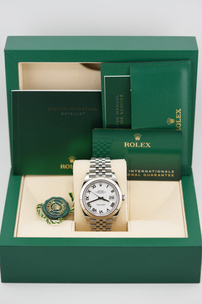 Rolex Datejust 41MM 126334 "White Roman" (2022 Box & Papers)
