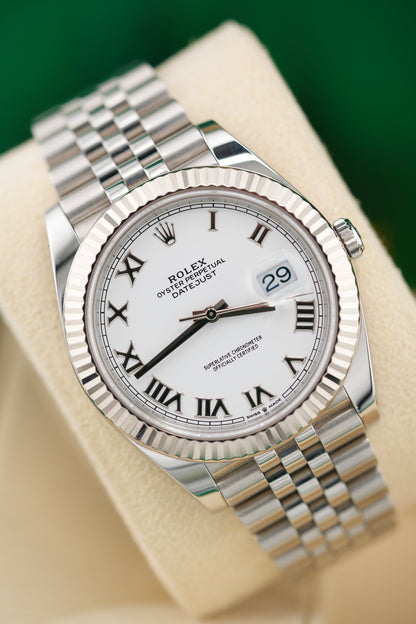 Rolex Datejust 41MM 126334 "White Roman" (2022 Box & Papers)