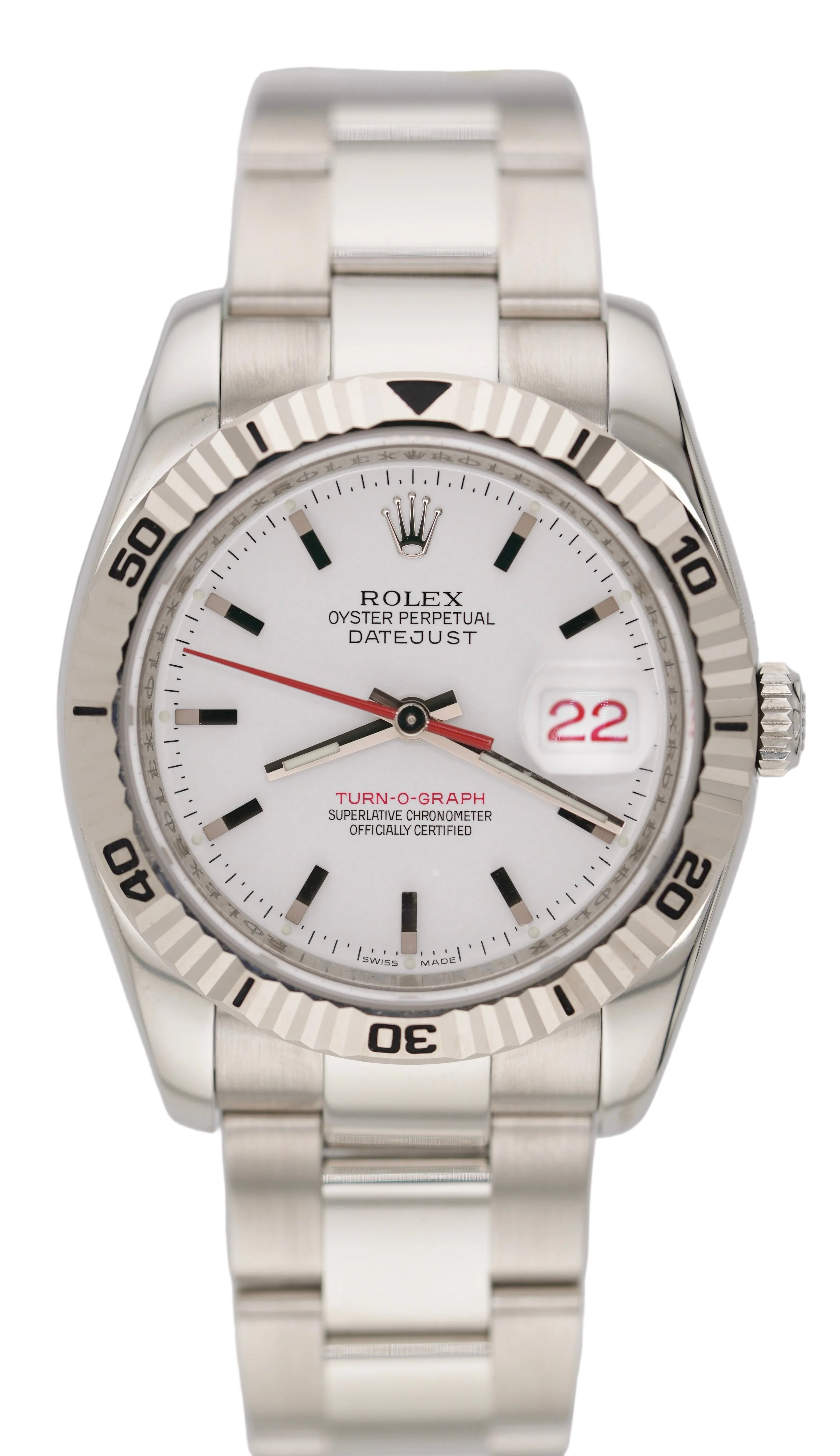 Rolex Datejust 36MM 116264 "Turnograph" (2026 RSC + 2010 Box & Papers)