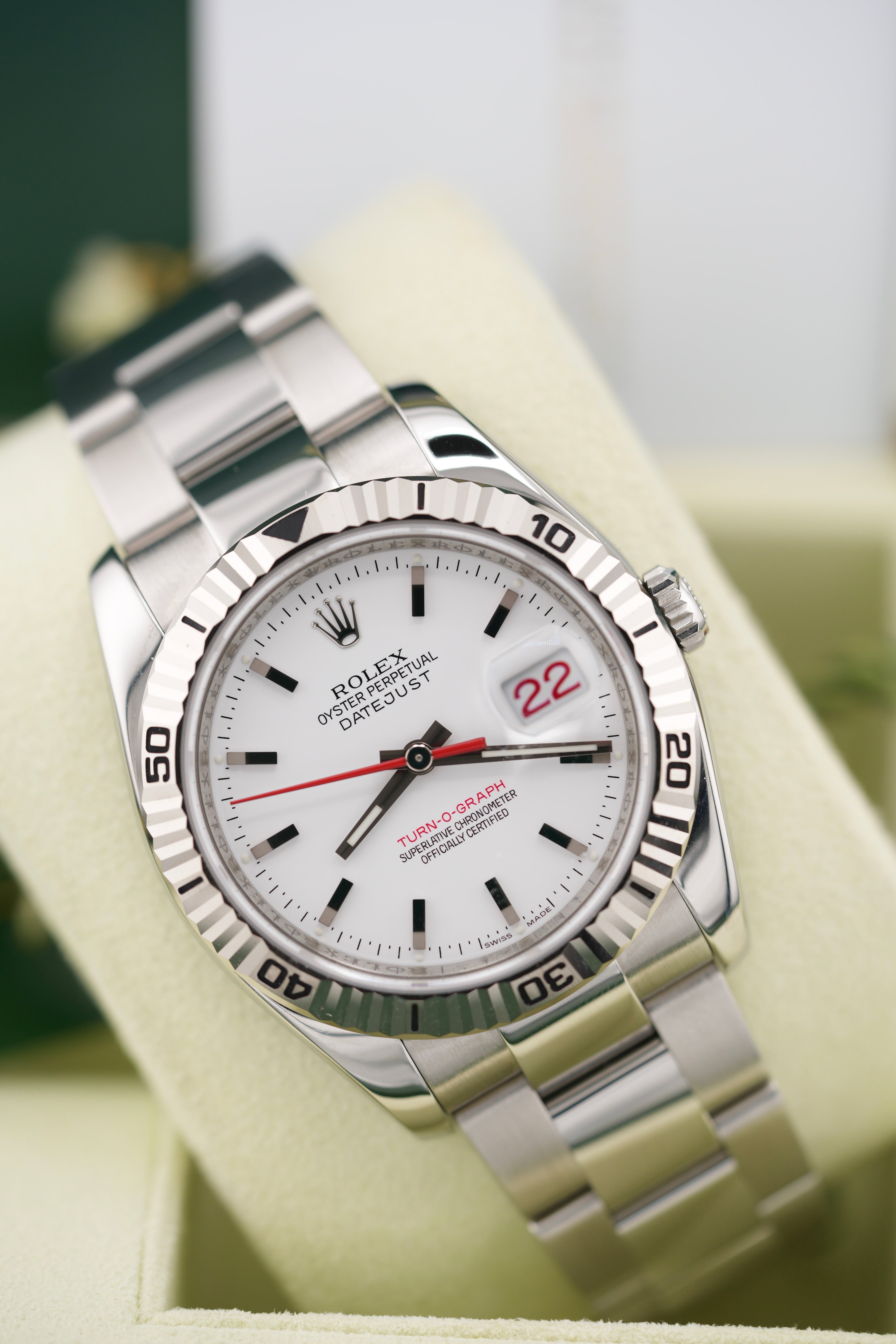 Rolex Datejust 36MM 116264 "Turnograph" (2026 RSC + 2010 Box & Papers)