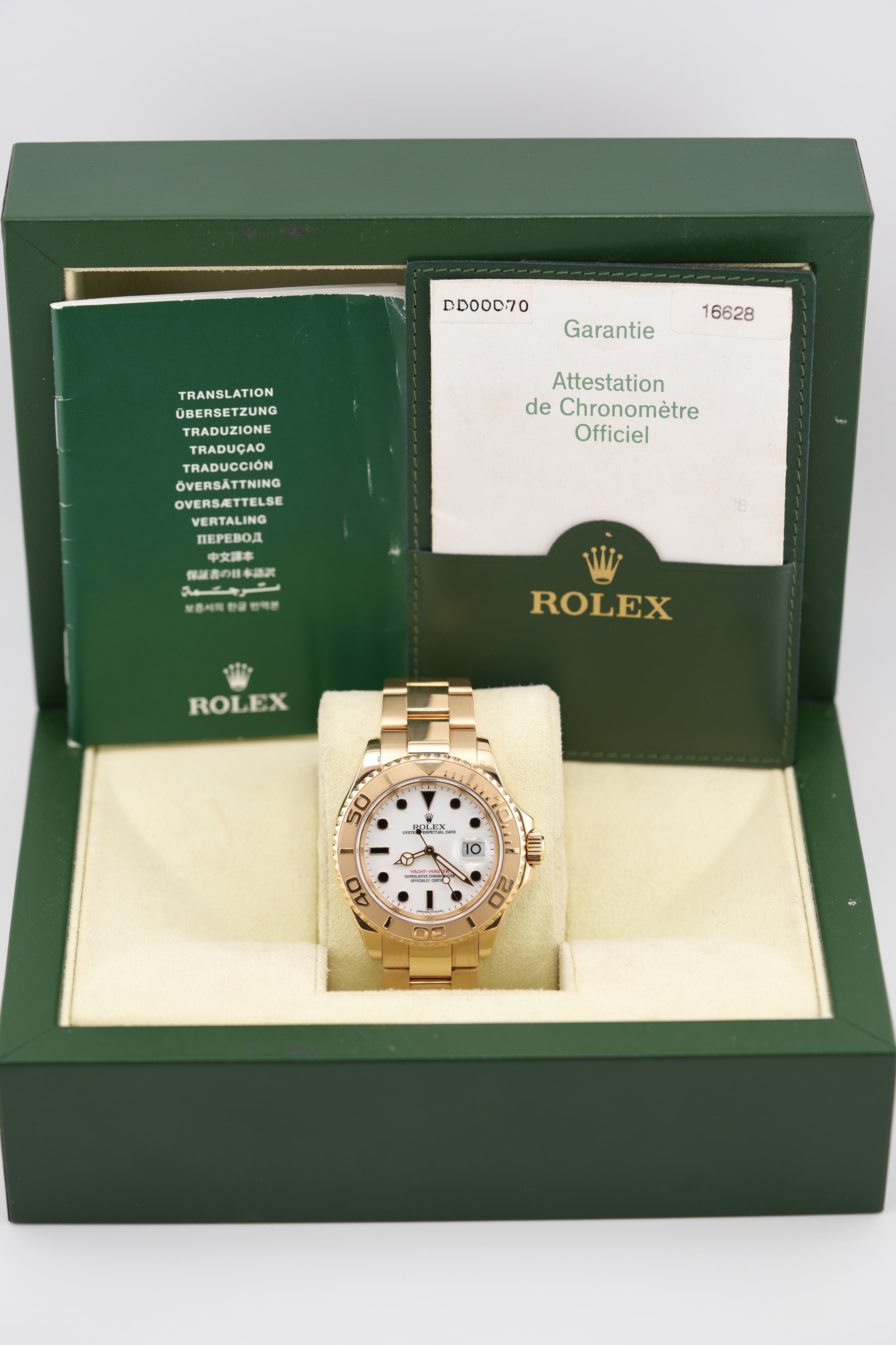 Rolex Yacht-master 16628 "Solid Gold" (2007 Box & Papers)