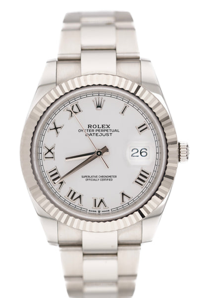 Rolex Datejust 126334 "White Roman" (2019 Box & Papers)