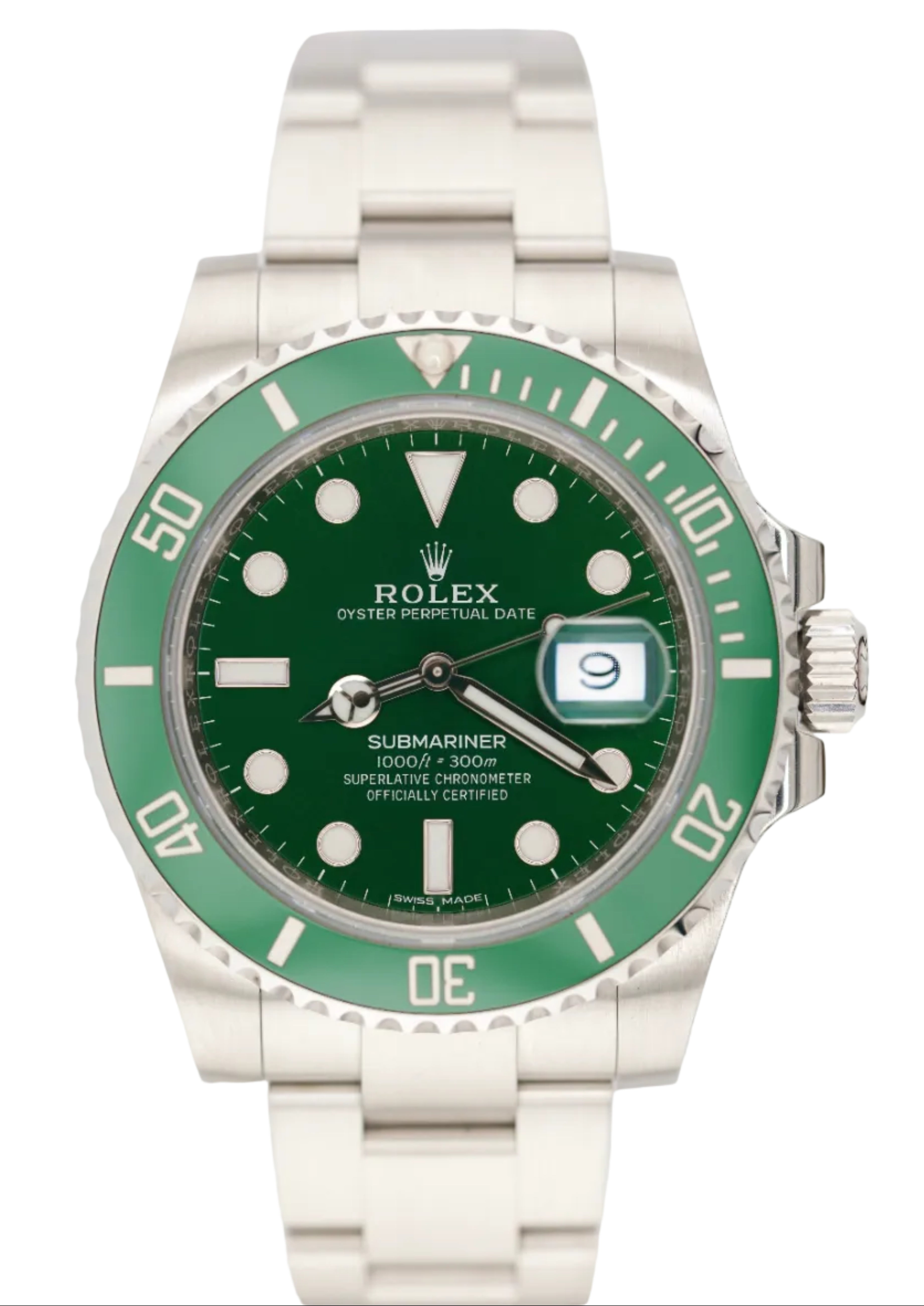 Rolex Submariner 116610LV "Hulk" (2017 Box & Papers)