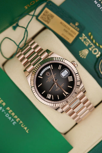 Rolex Day-date 40MM 228235 "Ombre" (2026 UNWORN Box & Papers)