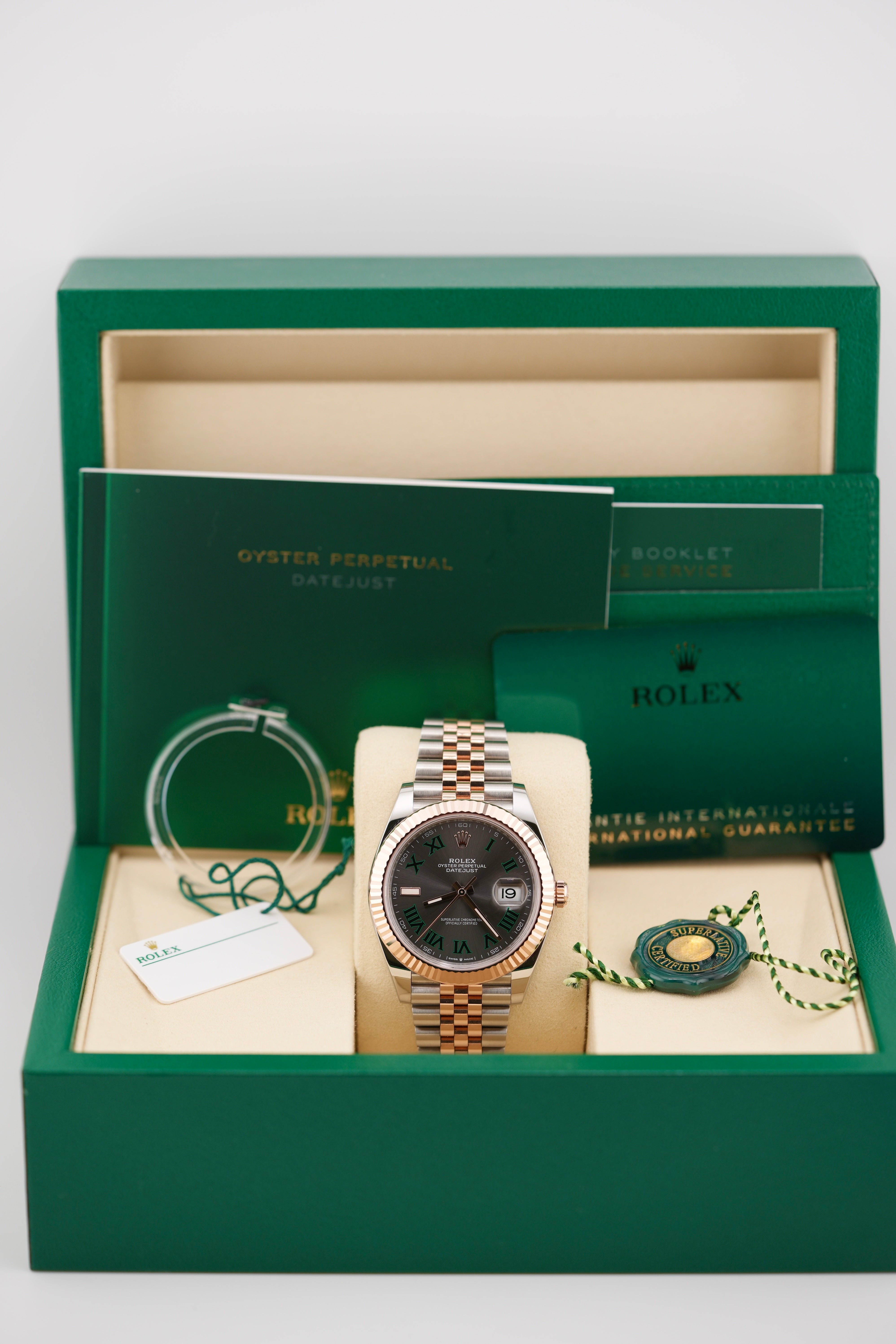 Rolex Datejust 41mm 126331 "Wimbledon" (2025 Box & Papers)