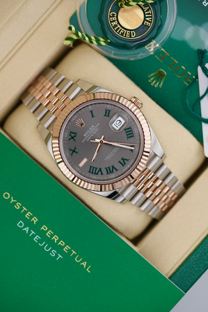 Rolex Datejust 41mm 126331 "Wimbledon" (2025 Box & Papers)