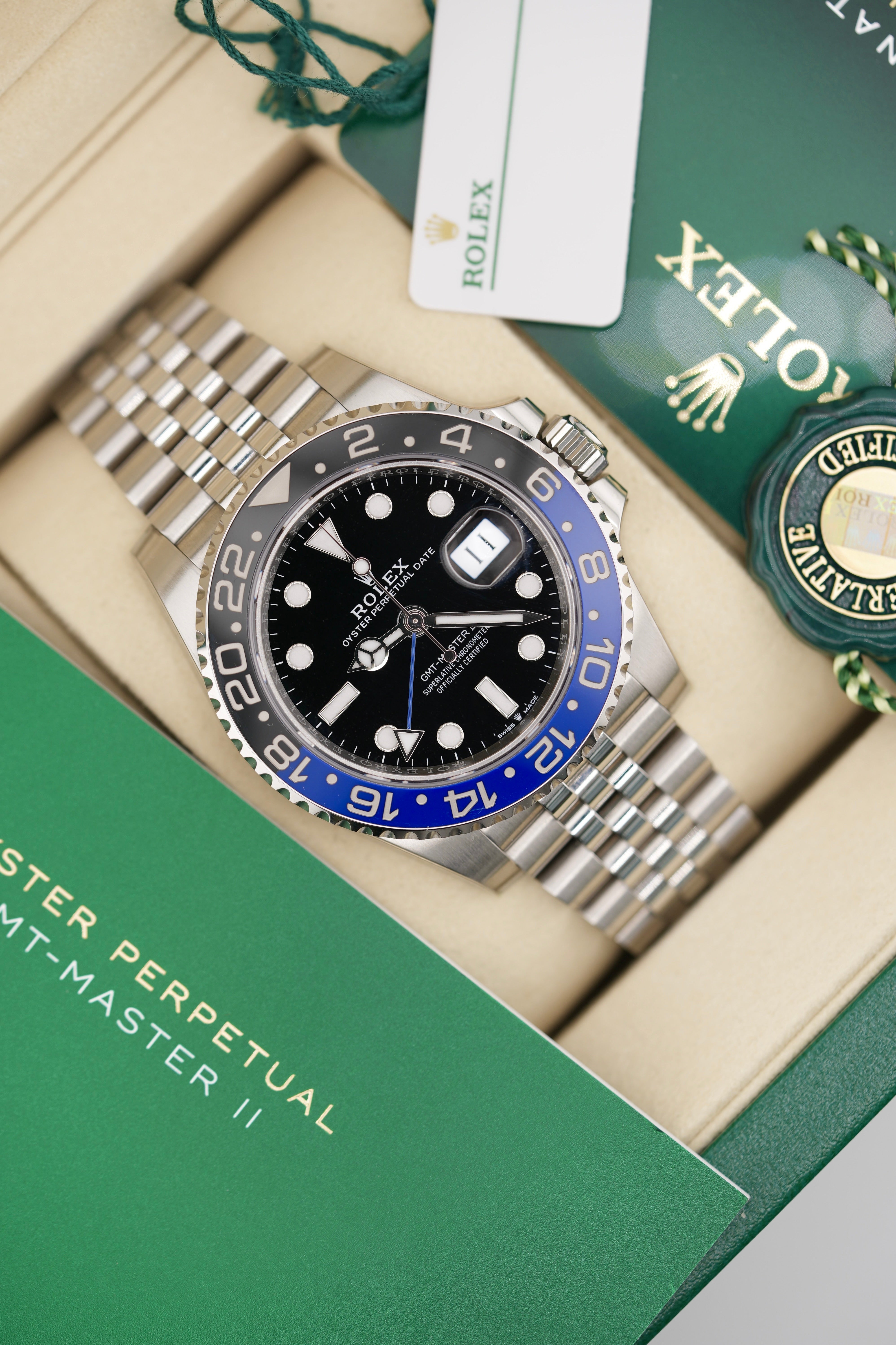 Rolex GMT Master II 126710BLNR "Batgirl" (2025 Box & Papers)