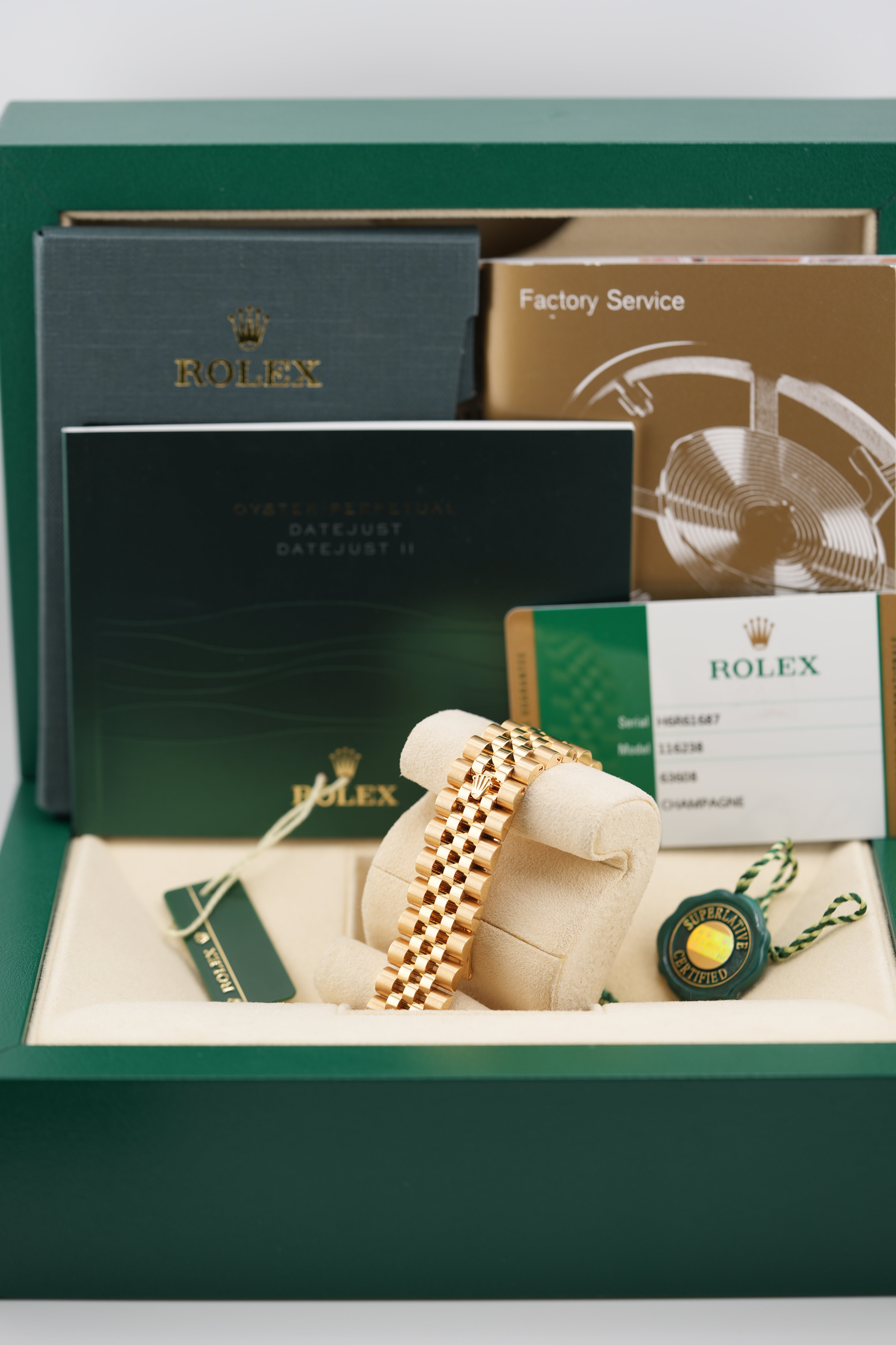 Rolex Datejust 36MM 116238 "Super-jubilee" (2015 UNWORN Box & Papers)