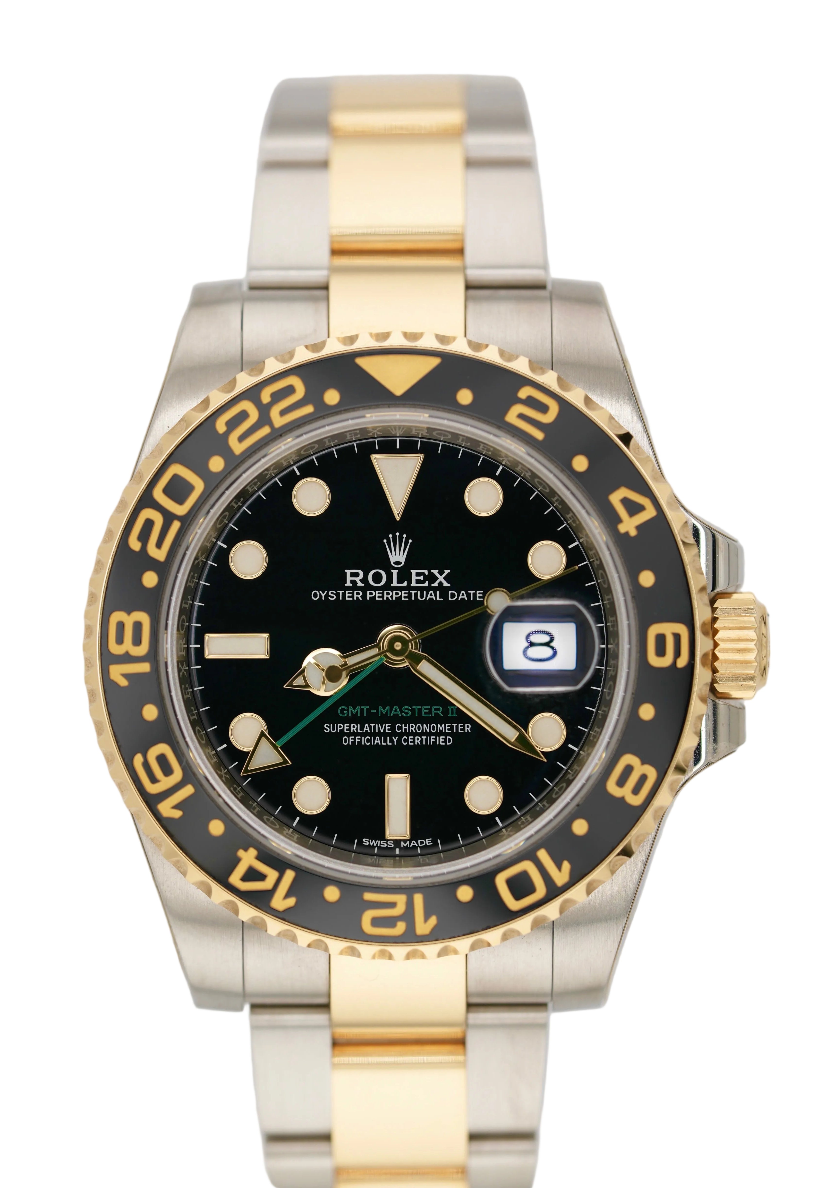 Rolex GMT Master II 116713LN "Green Arrow" (2017 UNWORN Box & Papers)