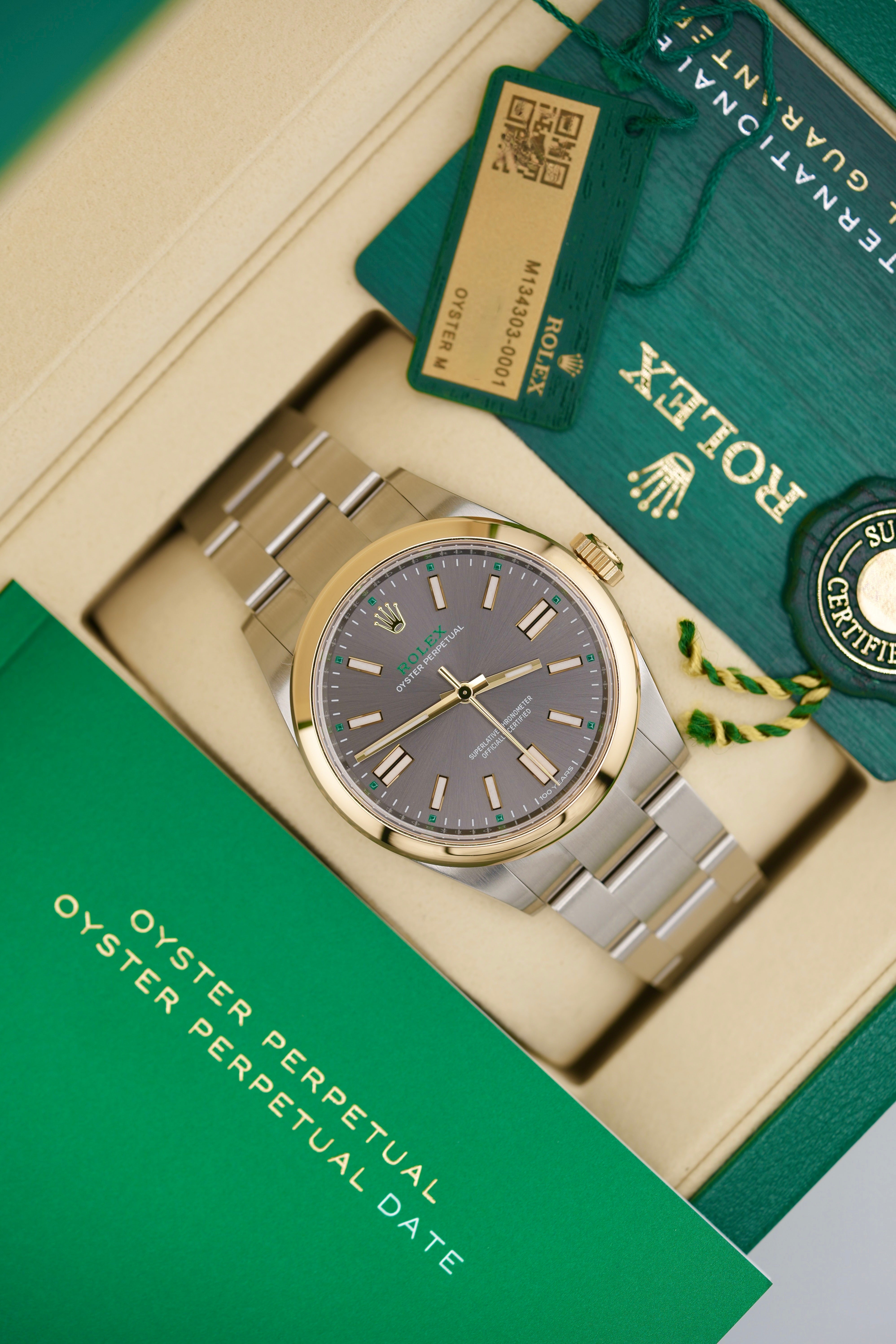 Rolex Oyster Perpetual 41MM 134303 "100th Anniversary" (2026 UNWORN Box & Papers)