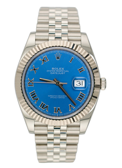 Rolex Datejust 41MM 126334 "Azzuro Blue" (2024 Box & Papers)