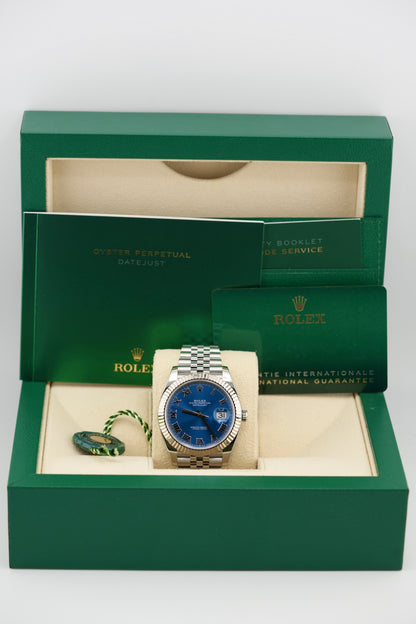 Rolex Datejust 41MM 126334 "Azzuro Blue" (2024 Box & Papers)
