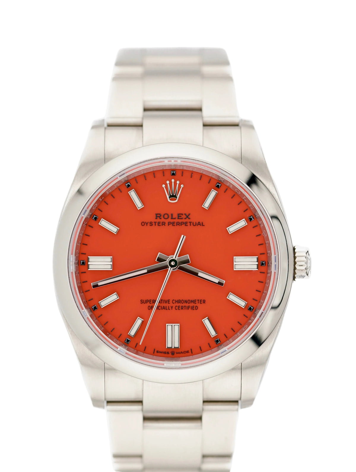 Rolex Oyster Perpetual 36MM "Coral Red" (2021 Box & Papers)