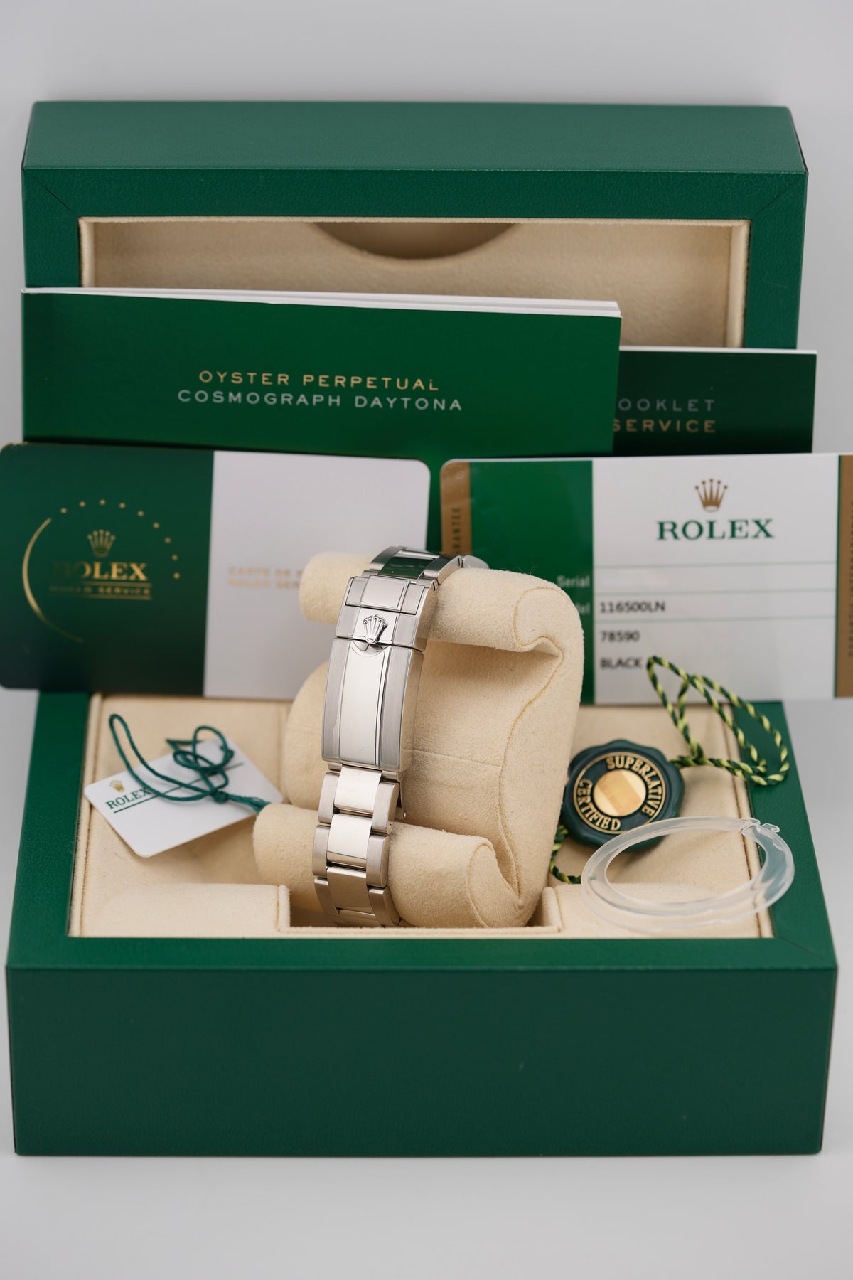 Rolex Daytona 116500LN "Black" (2026 RSC + 2017 Box & Papers)