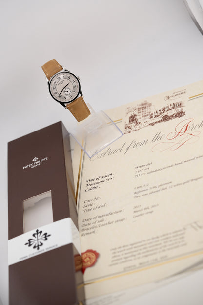 Patek Philippe Calatrava 5196P-001 (2013 Box & Papers)