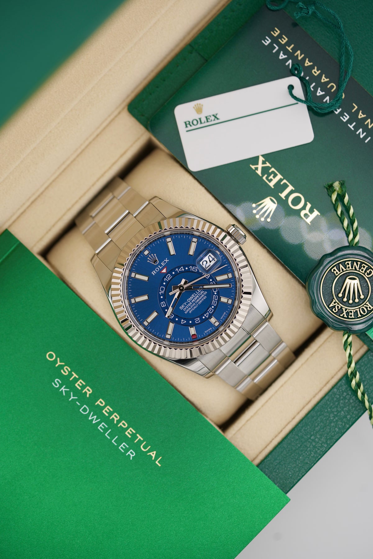 Rolex Sky-dweller 326934 "Blue Dial" (2022 Box & Papers)
