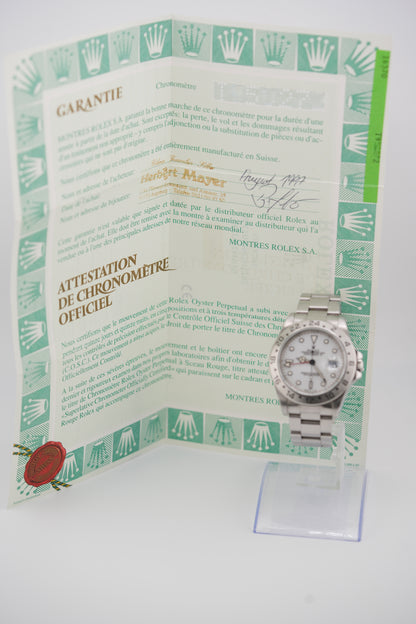 Rolex Explorer II 16570 "Polar" (1997 Papers)