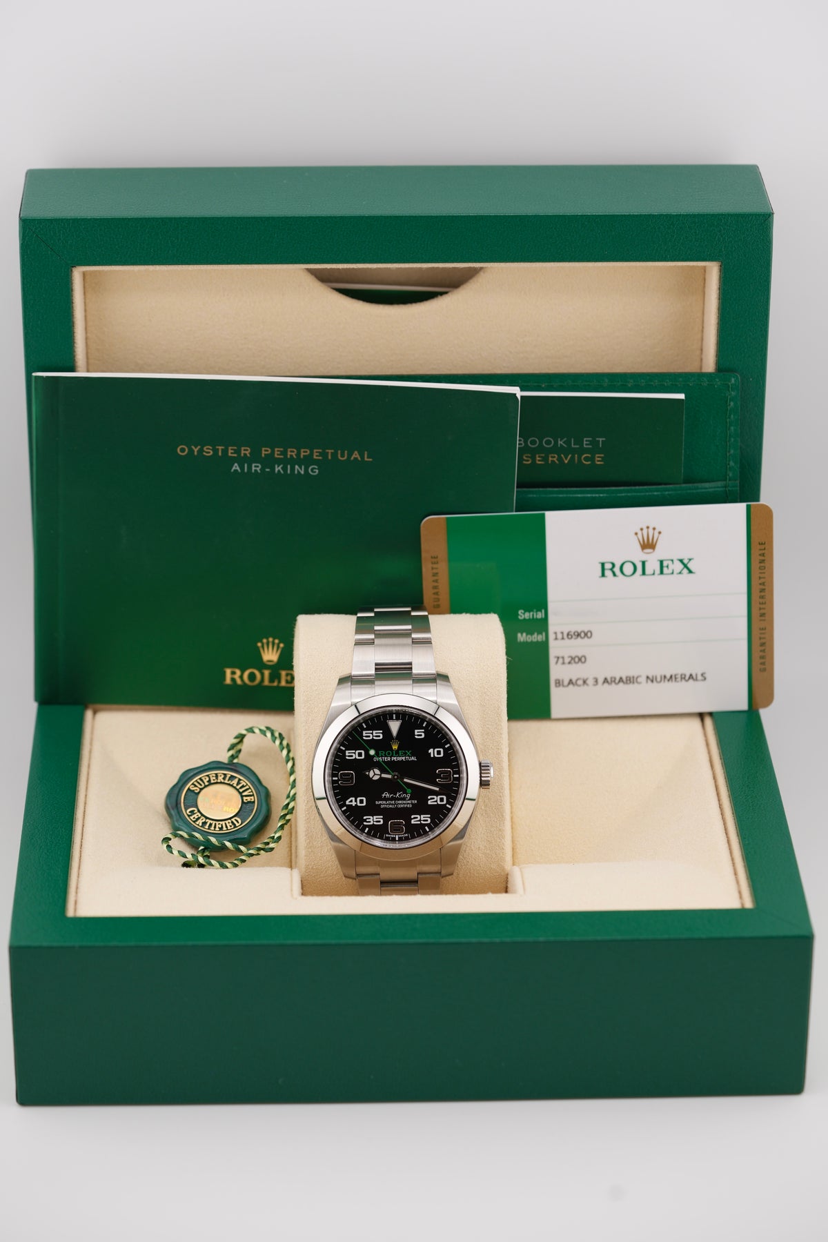 Rolex Airking 40MM 116900 (2020 Box & Papers)