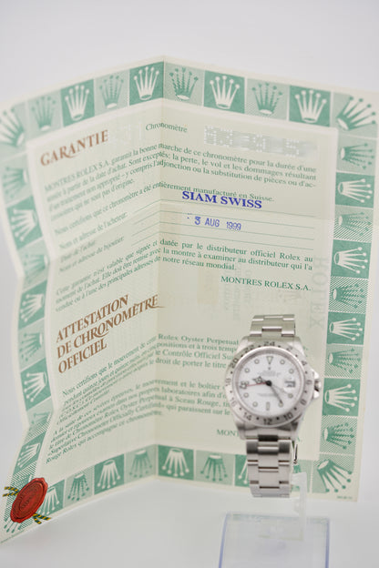 Rolex Explorer II 40MM 16570 "Swiss Only" (1999 Watch & Papers)