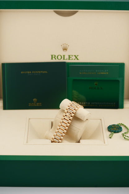 Rolex Day-date 40MM 228238 "Baguette" (2024 Box & Papers)