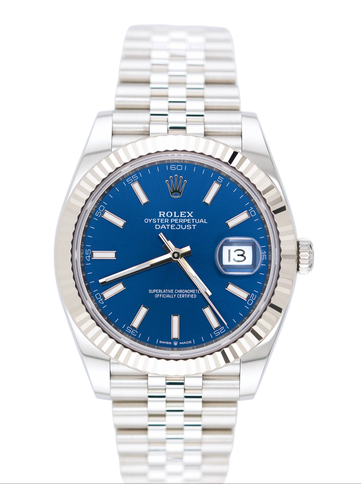 Rolex Datejust 41MM 126334 "Blue Stick" (2026 Box & Papers)