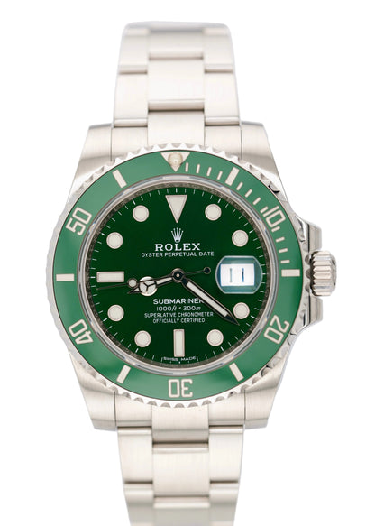 Rolex Submariner 116610LV 40MM "HULK" (2018 Box & Papers)