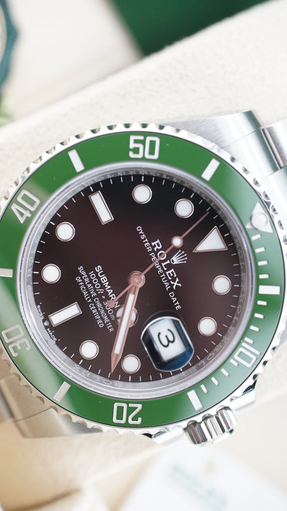 Rolex Submariner 126610LV "Starbucks" (Box & Papers 2025)