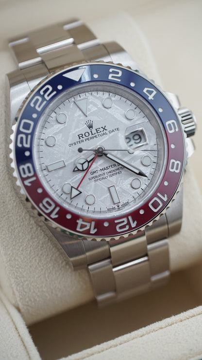 Rolex GMT Master II 126719BLRO Meteorite (2023 Box & Papers)