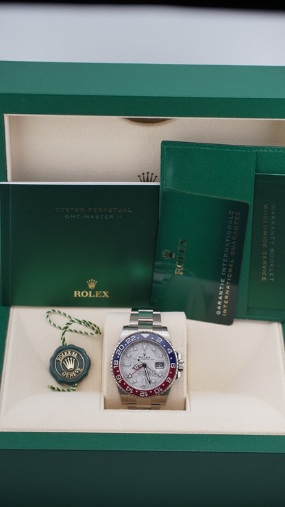 Rolex GMT Master II 126719BLRO Meteorite (2023 Box & Papers)
