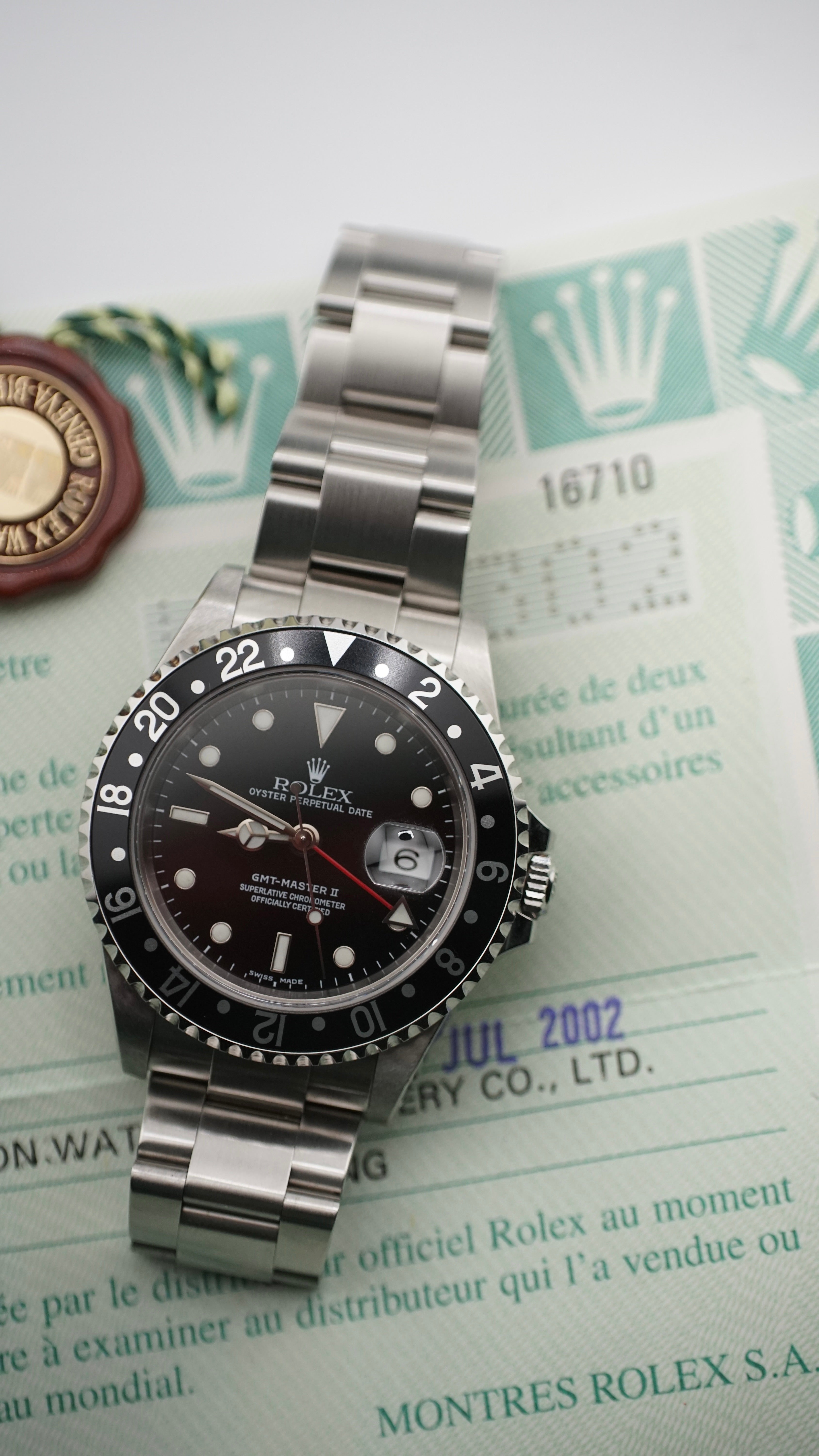 Rolex GMT Master II 16710LN (2002)