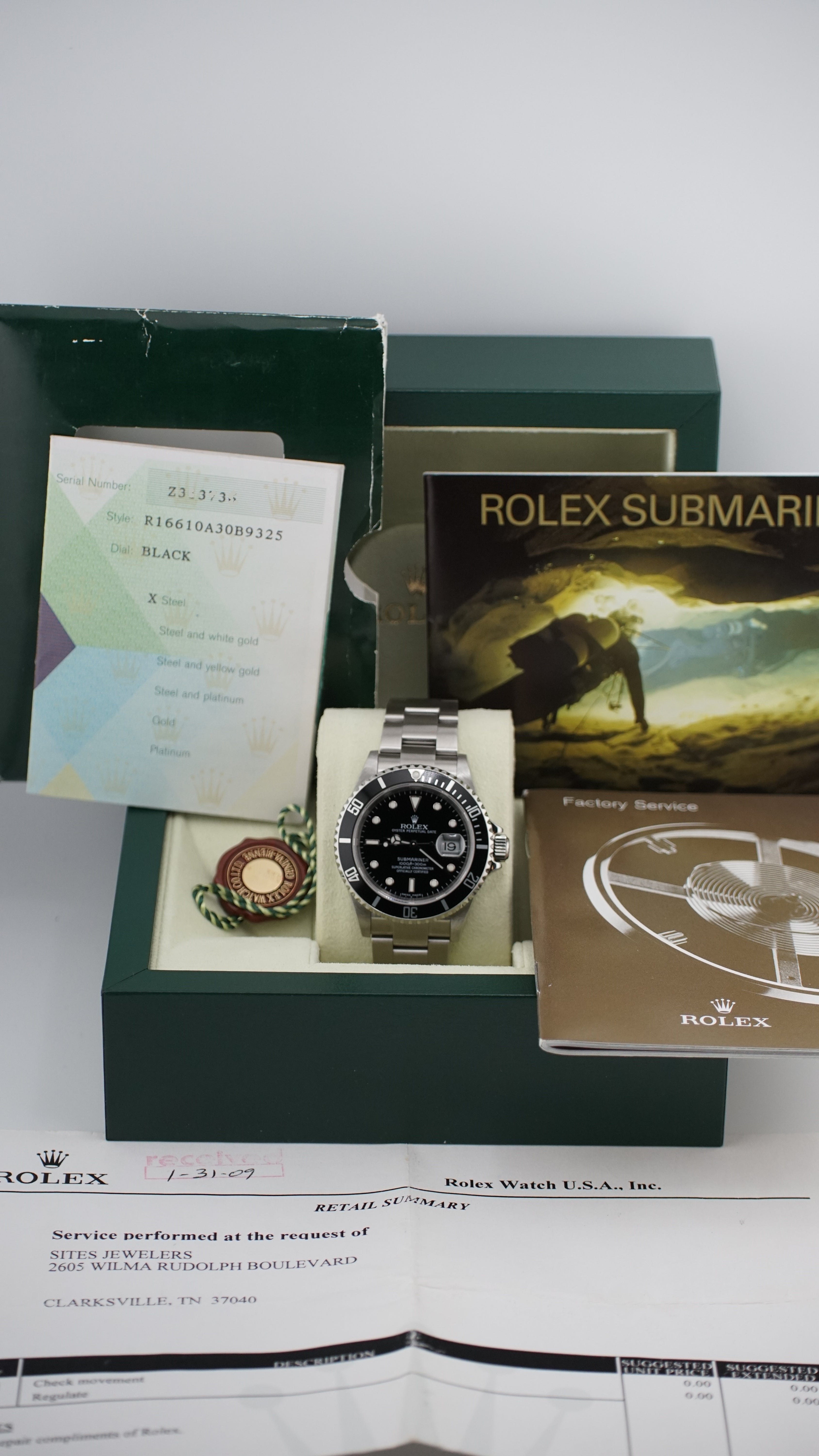 Rolex Submariner 16610LN (2007)