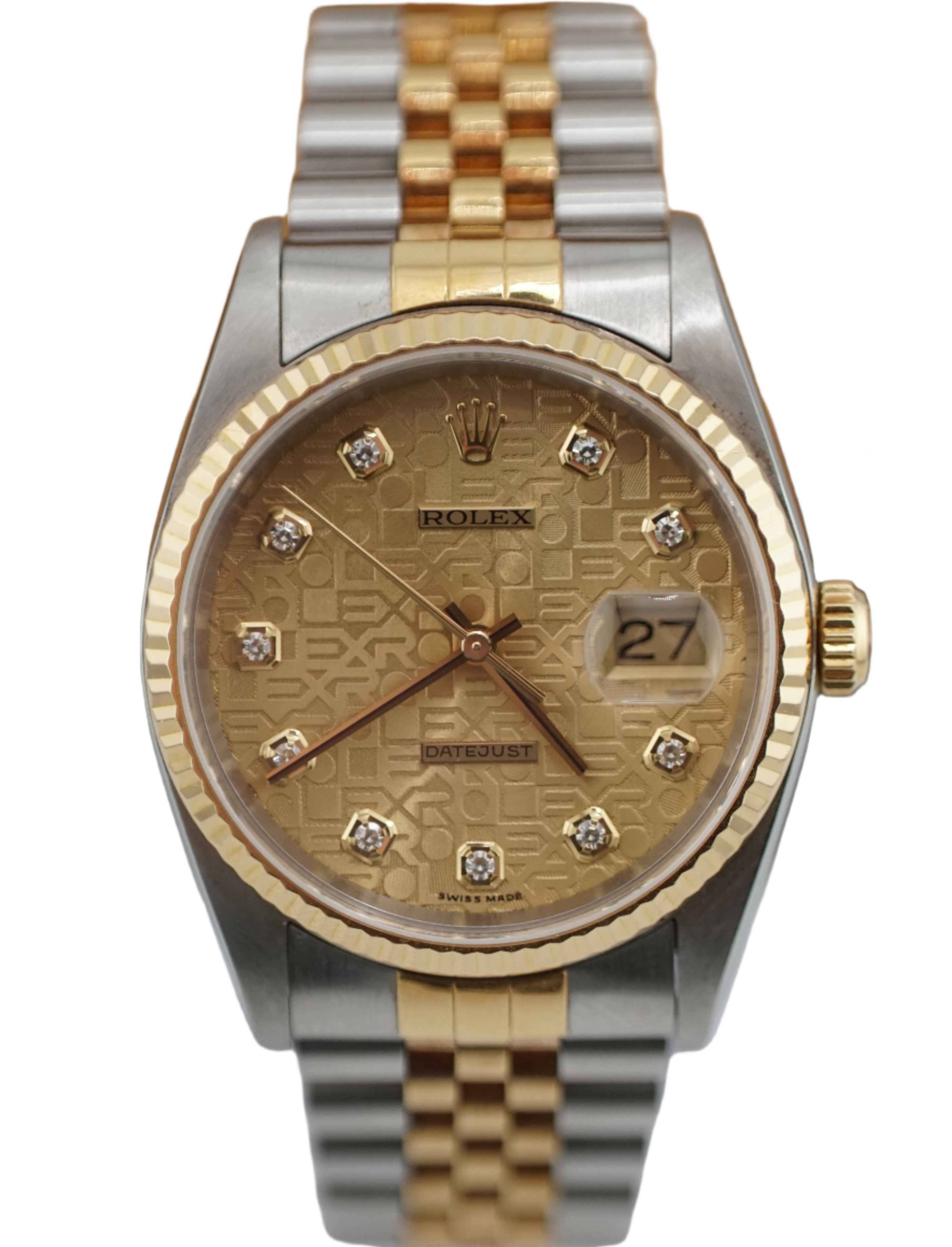 Rolex Datejust 16233G Anniversary Dial