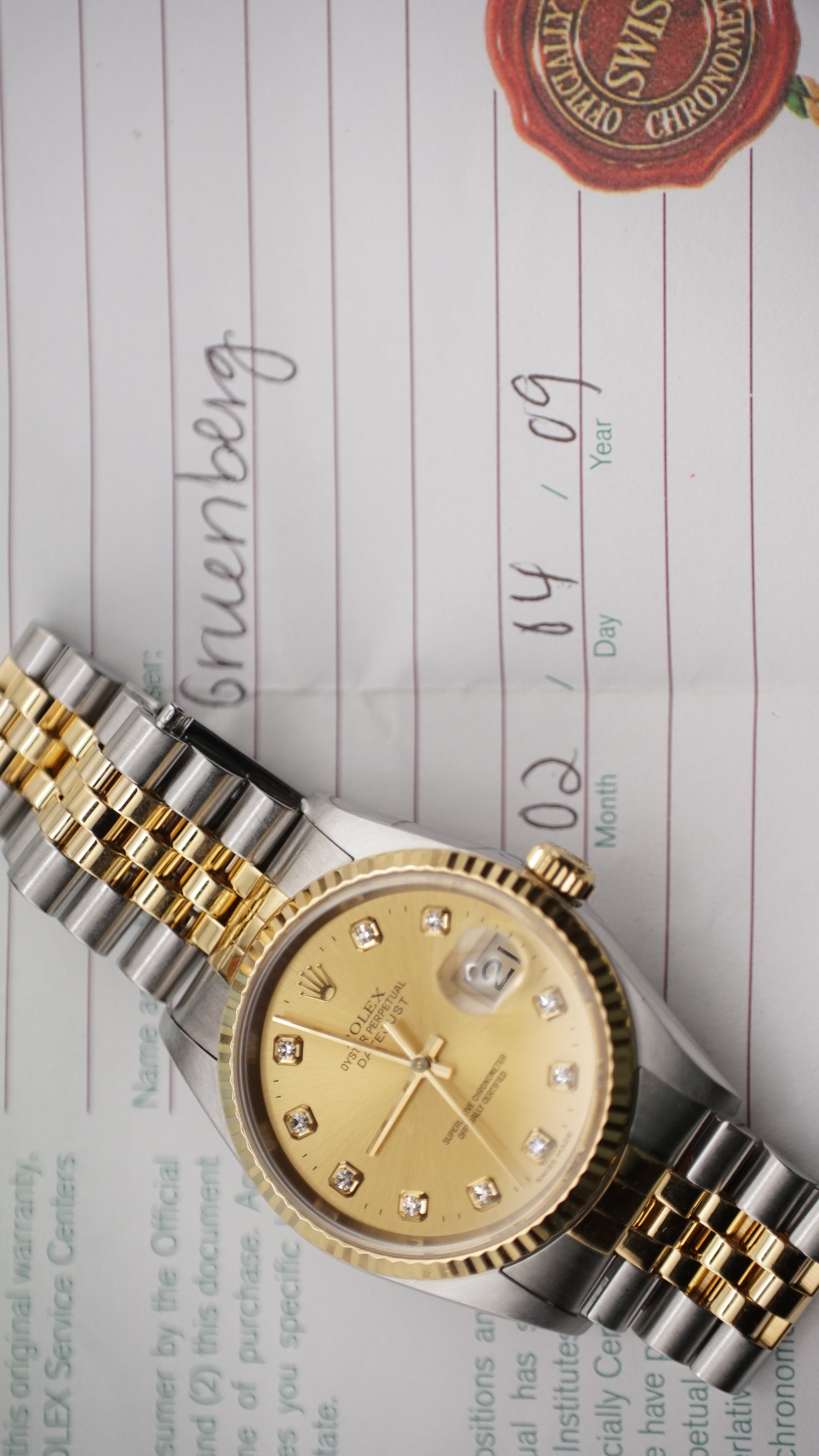 Rolex Datejust 16233G (2009)