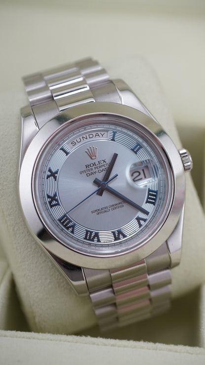 Rolex Day-date 41MM 218206 Platinum (Box & Papers)