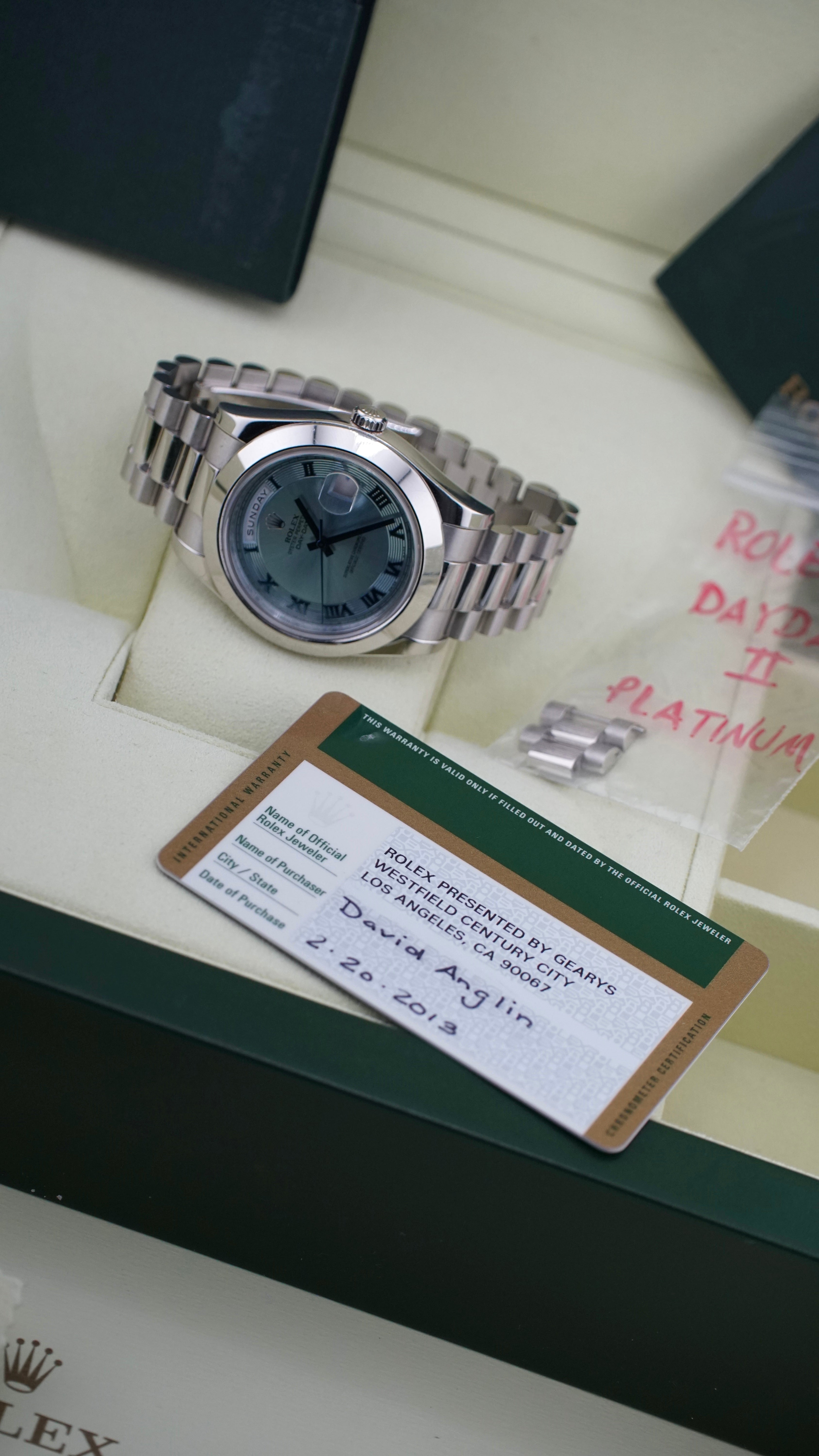 Rolex Day-date 41MM 218206 (2013)