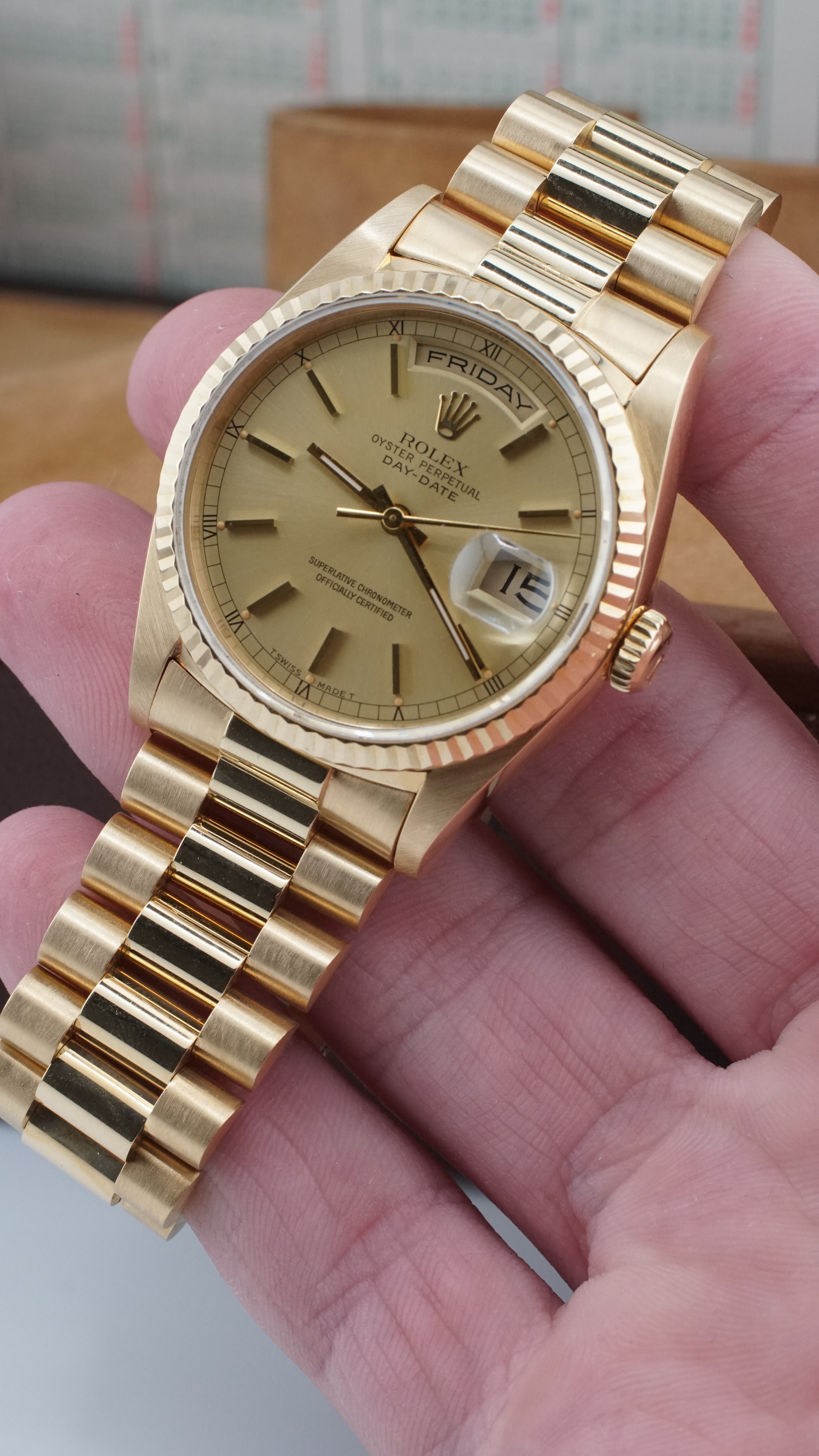 Rolex Day-date 18238 (1993 Box & Papers)