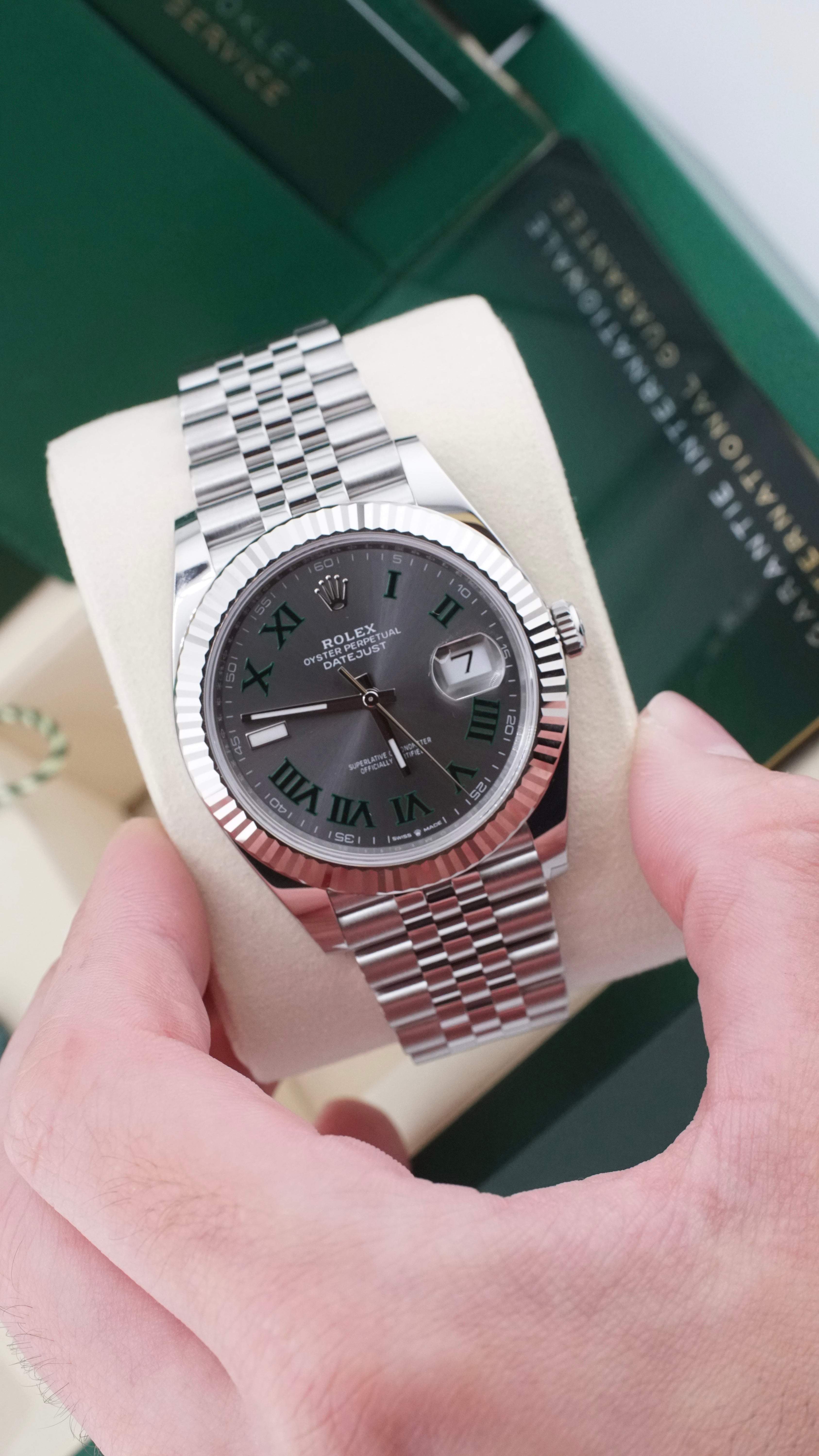 Rolex Datejust 126334 "Wimbledon" (2025 Box & Papers)