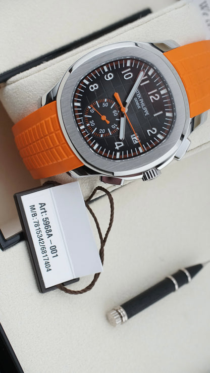 Patek Philippe 5968A Aquanaut Chronograph (2025 Box & Papers)