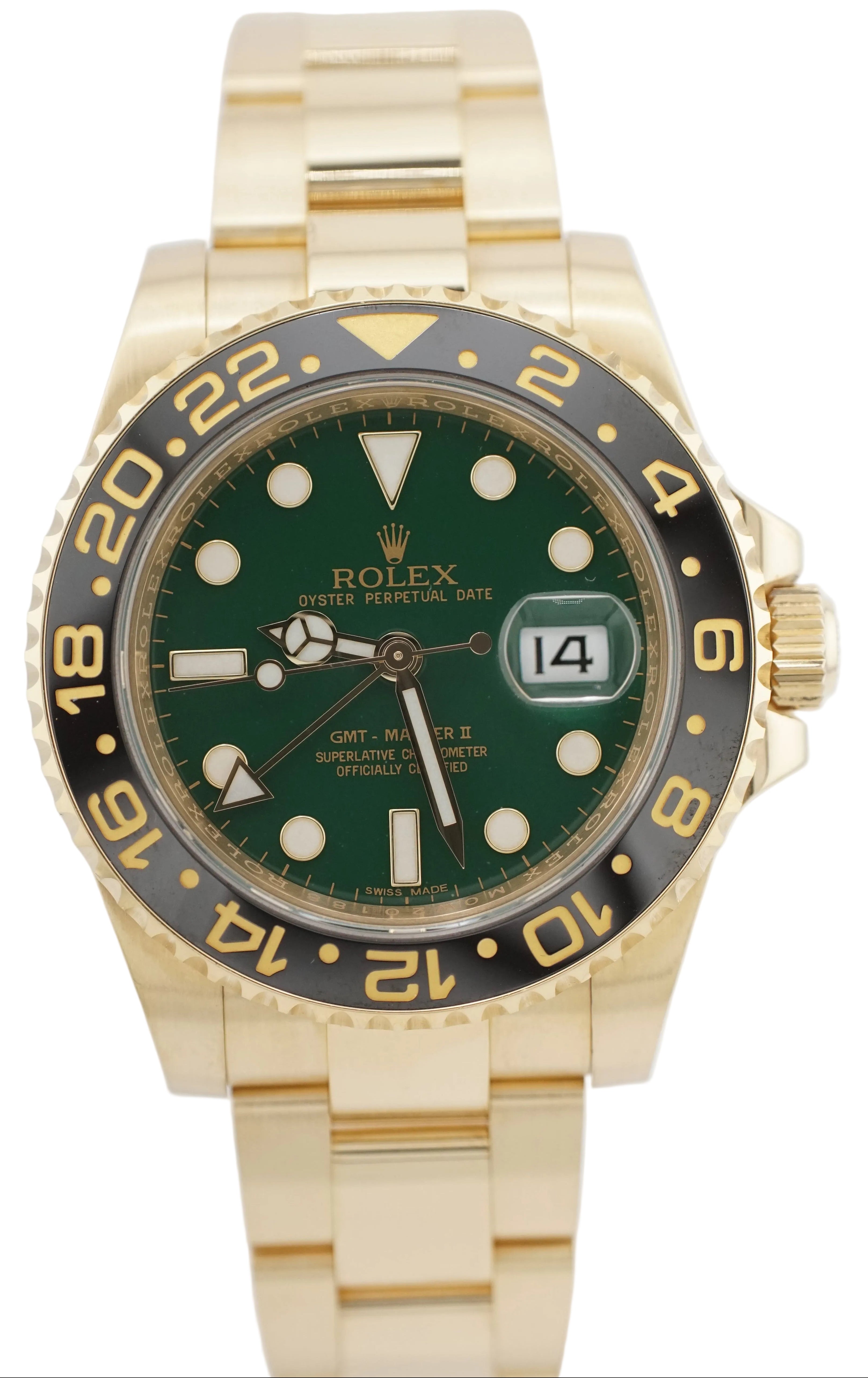 Rolex GMT Master "Money Green" 116718LN (Box & Papers 2025 RSC)