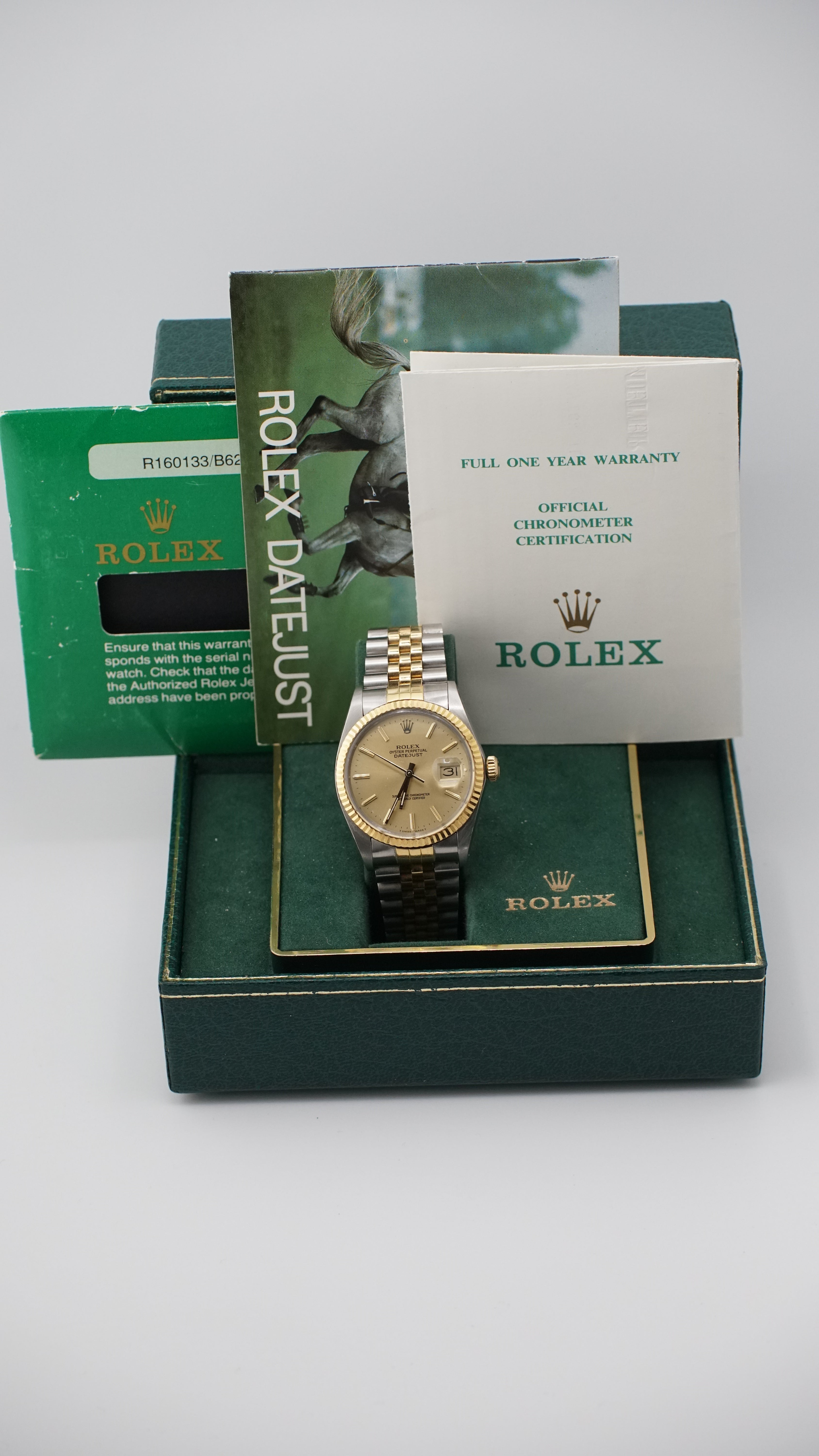Rolex Datejust 16013 (1986 Box & Papers)